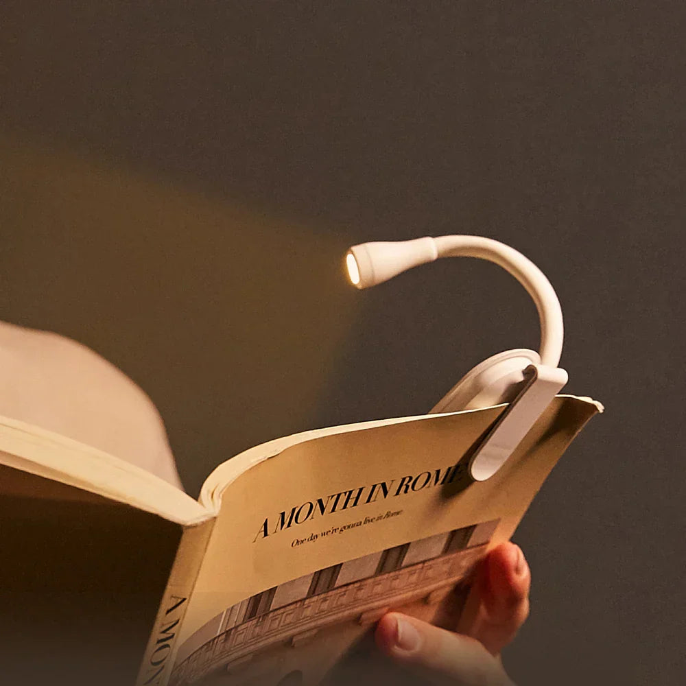 Luminara | Adjustable Portable Clip-On Book Reading Light 3