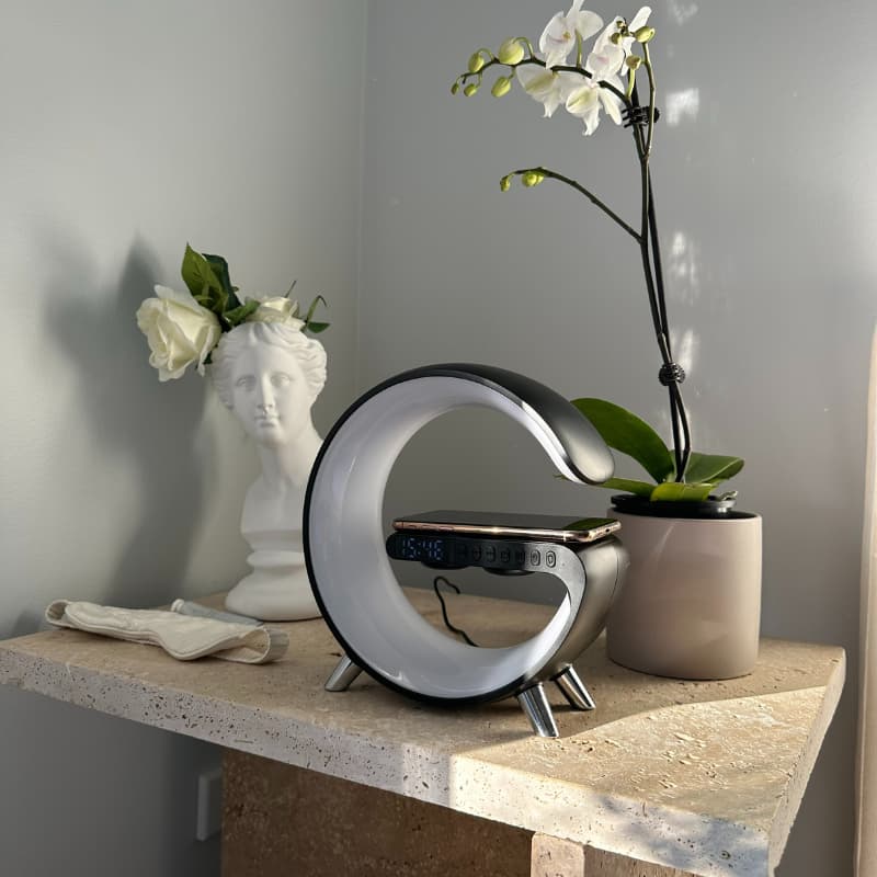 Luminara | Innovative Sunrise Alarm Clock with Wireless Charging & Sound Machine 8