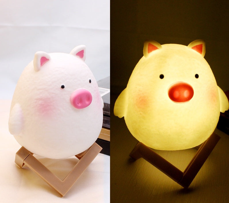 LunaraGlow | Charming Soft LED Rabbit Night Light for Kids 9