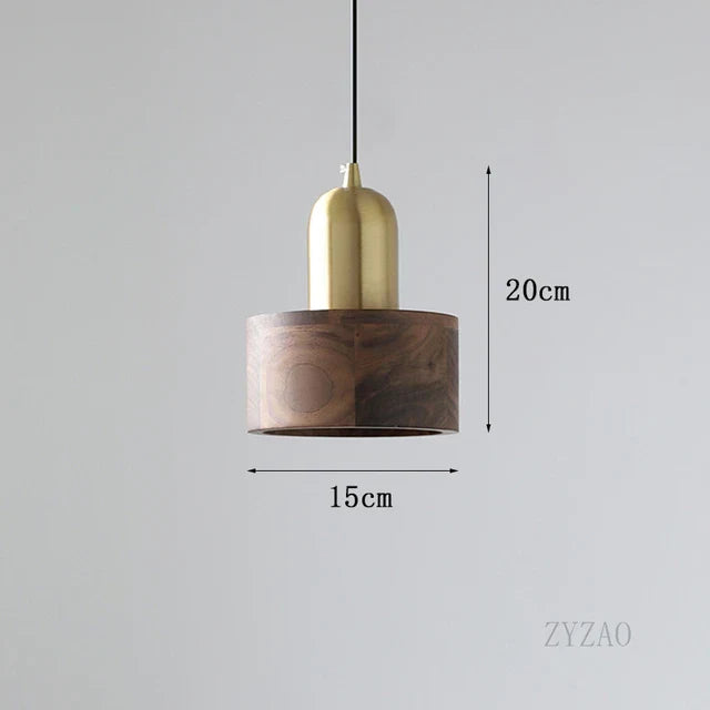 OakAura | Cozy Natural Oak Wood Kitchen Pendant Lighting Fixture 5