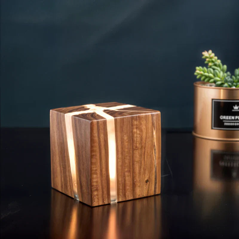 Rustic Charm | Unique Table Lamp with Warm Ambient Lighting | Eye-Catching Bedside Decor for Cozy Spaces 3