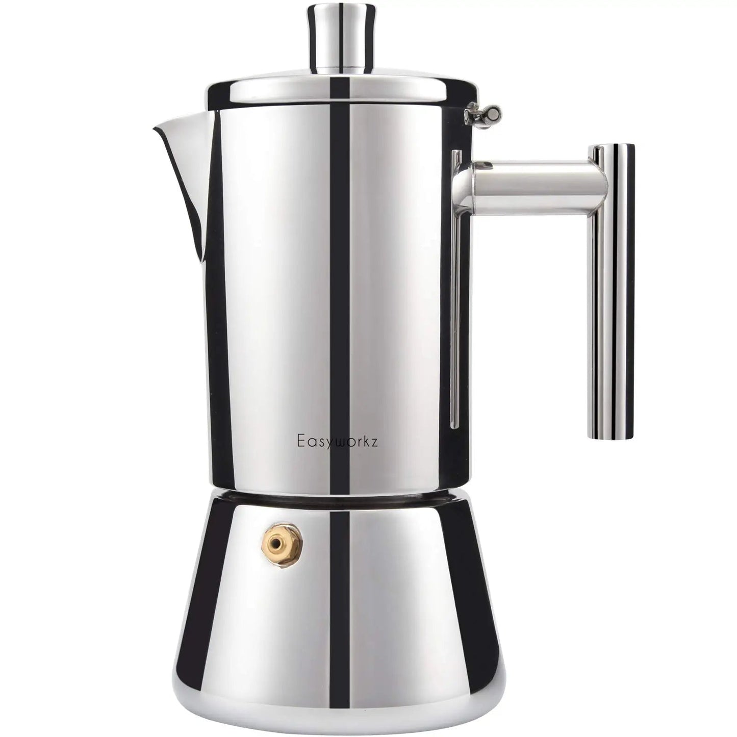 Stylish Stainless Steel Espresso Maker with Induction Base | Durable Moka Pot for Authentic Italian Coffee 4