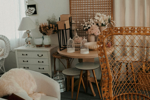 A living room filled with furniture and decor