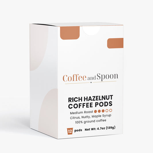 Rich Hazelnut Coffee Pods (Medium Roast)