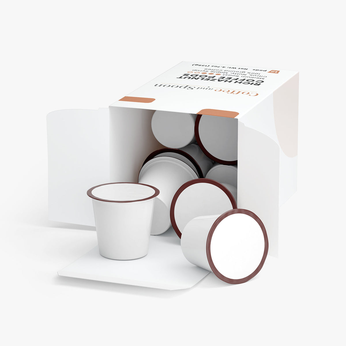Rich Hazelnut Coffee Pods (Medium Roast)