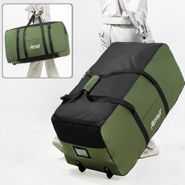 Adventure Gear | Camping Storage Box with Wheels & Large Capacity | Easy Transport for Outdoor Adventures 0