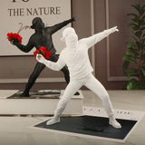 Artistic Home Decor | Banksy-Inspired Wall Art Decor with Intricate Details | Unique Ornament for Creative Room Decor 1