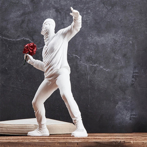 Artistic Home Decor | Banksy-Inspired Wall Art Decor with Intricate Details | Unique Ornament for Creative Room Decor 2