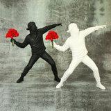 Artistic Home Decor | Banksy-Inspired Wall Art Decor with Intricate Details | Unique Ornament for Creative Room Decor 5