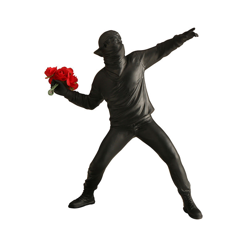 Artistic Home Decor | Banksy-Inspired Wall Art Decor with Intricate Details | Unique Ornament for Creative Room Decor 6