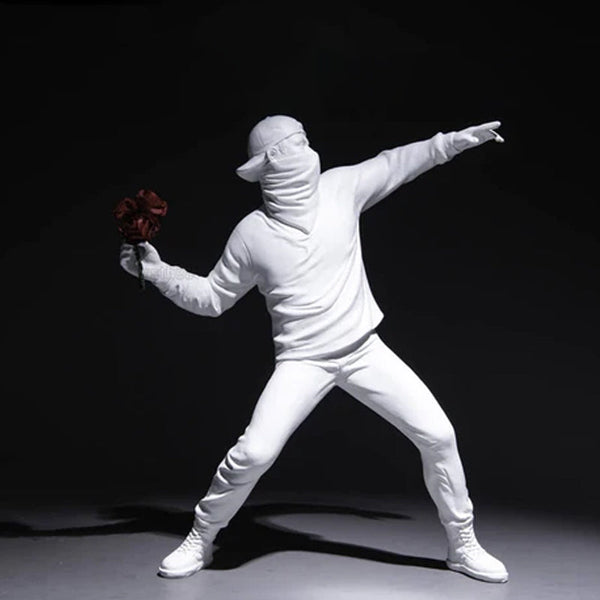 Artistic Home Decor | Banksy-Inspired Wall Art Decor with Intricate Details | Unique Ornament for Creative Room Decor 7