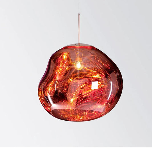 AuroraGlow | Elegant Colored Glass Kitchen Pendant Lighting Fixture 0