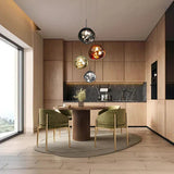 AuroraGlow | Elegant Colored Glass Kitchen Pendant Lighting Fixture 1