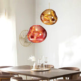 AuroraGlow | Elegant Colored Glass Kitchen Pendant Lighting Fixture 2