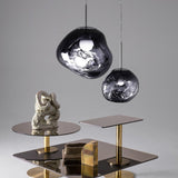 AuroraGlow | Elegant Colored Glass Kitchen Pendant Lighting Fixture 3