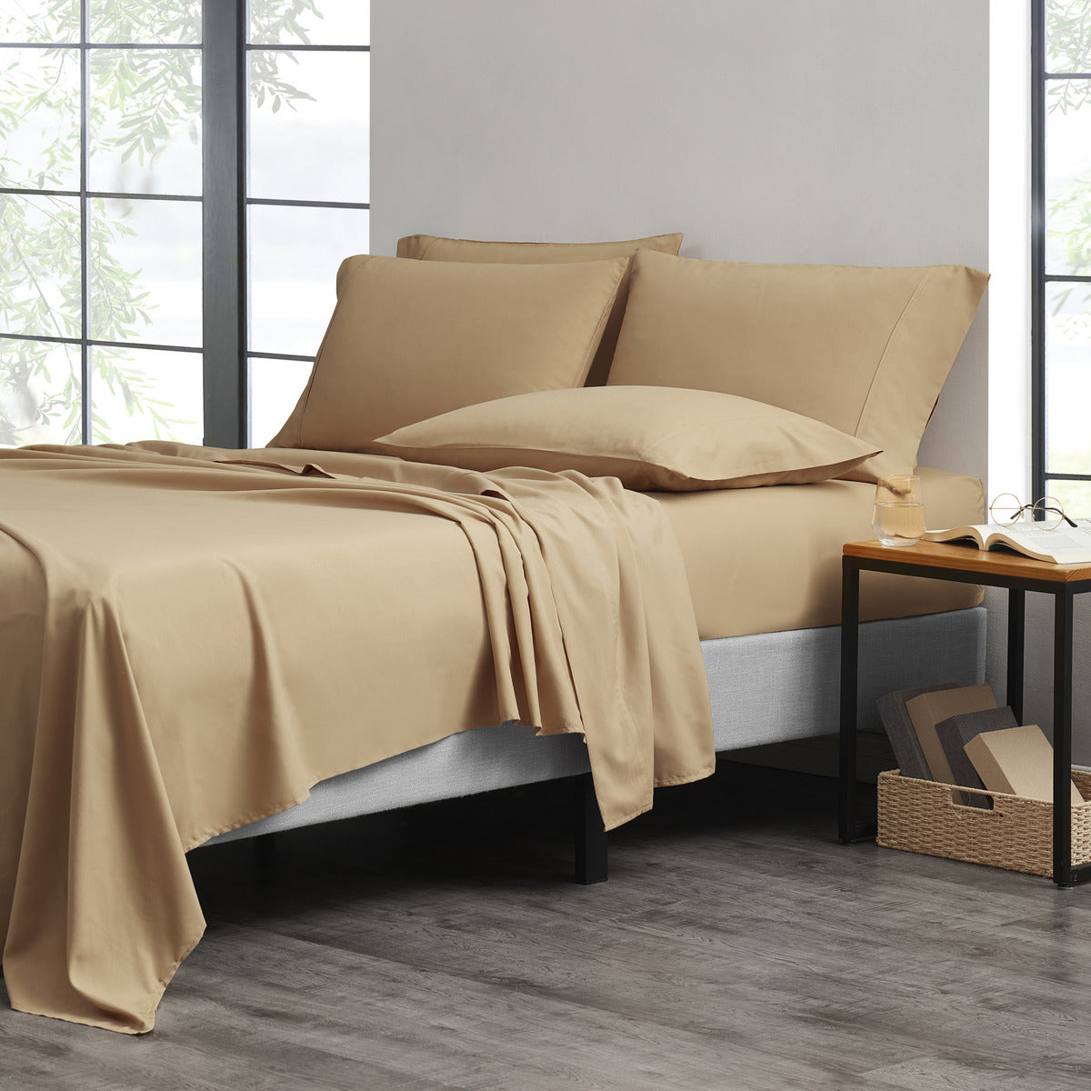 Bamboo Luxury Sheet Set | 2000 Thread Count Organic Bamboo Sheets with Deep Pockets | Eco-Friendly Comfort for Restful Sleep 55
