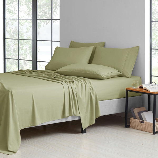 Bamboo Luxury Sheet Set | 2000 Thread Count Organic Bamboo Sheets with Deep Pockets | Eco-Friendly Comfort for Restful Sleep 87
