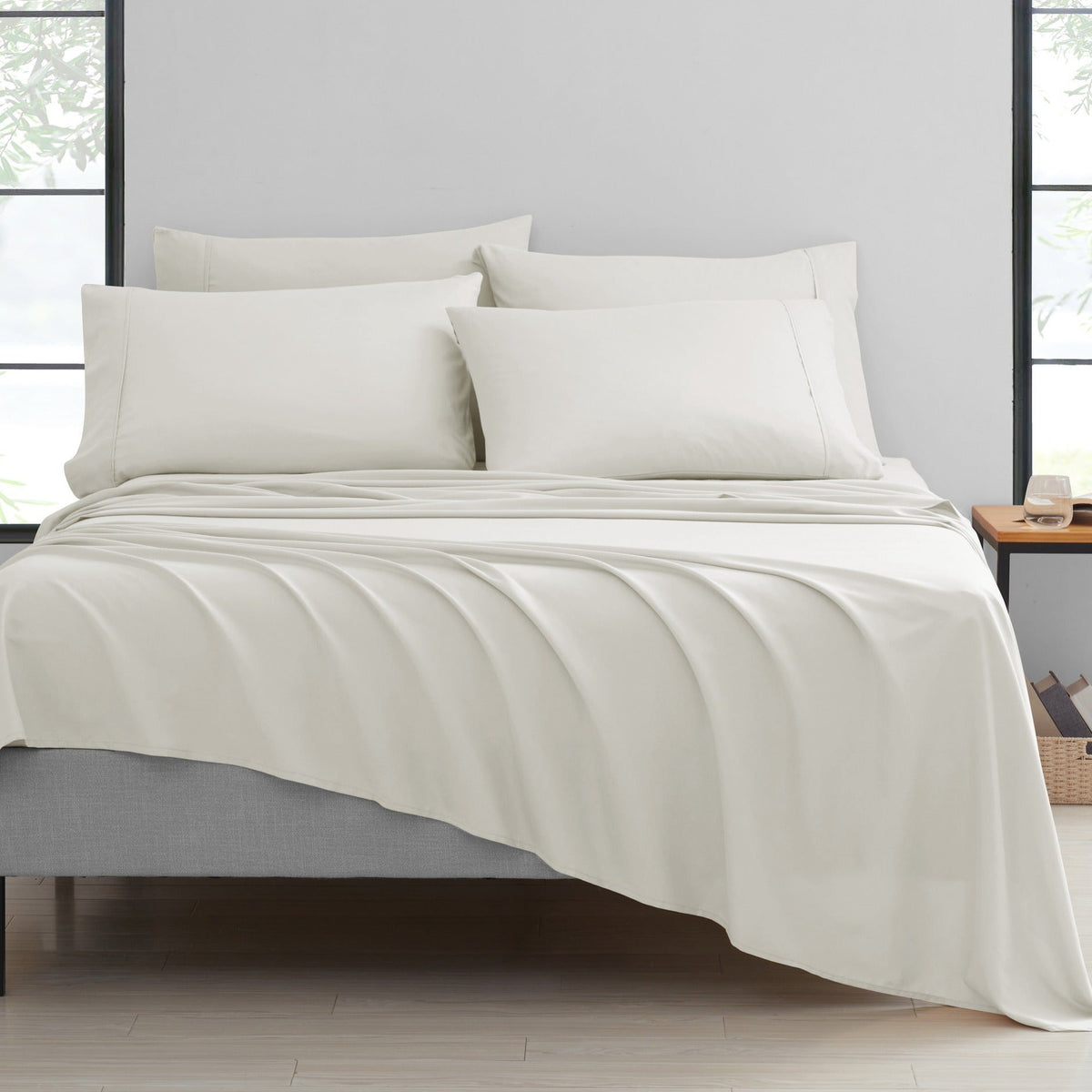 Bamboo Luxury Sheet Set | 2000 Thread Count Organic Bamboo Sheets with Deep Pockets | Eco-Friendly Comfort for Restful Sleep 88