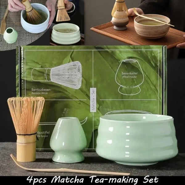 Bamboo Matcha Set | Traditional Matcha Tea Set with Premium Quality Tools | Essential for Tea Lovers 0