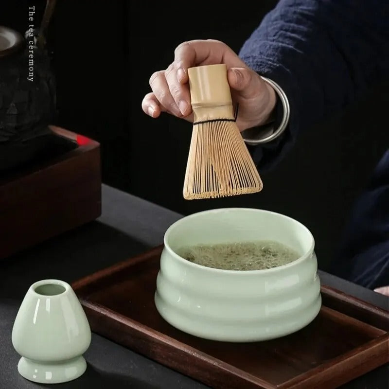 Bamboo Matcha Set | Traditional Matcha Tea Set with Premium Quality Tools | Essential for Tea Lovers 2