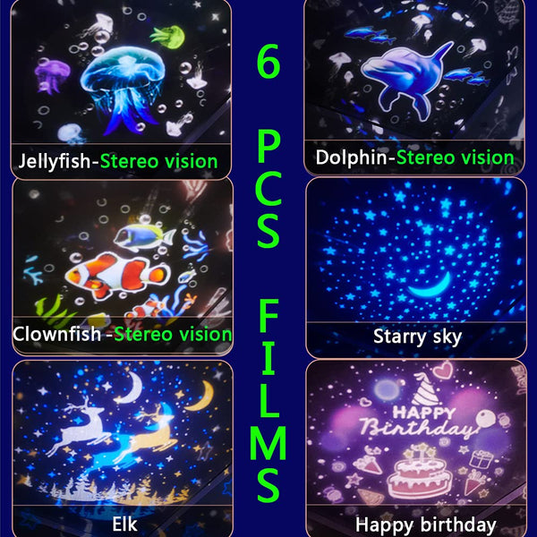 CelestialGlow | Magical 360° Galaxy Night Light Projector for Kids 1