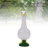 Charming Garden Goose | Lifelike Garden Sculpture with Weather-Resistant Resin | Whimsical Outdoor Statue for Unique Yard Decor 2