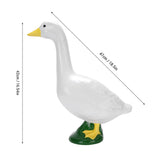 Charming Garden Goose | Lifelike Garden Sculpture with Weather-Resistant Resin | Whimsical Outdoor Statue for Unique Yard Decor 5