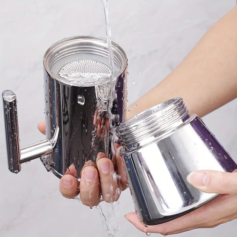 Classic Italian Moka Pot | Stainless Steel Coffee Maker with Heat-Resistant Handle | Perfect for Authentic Espresso 3