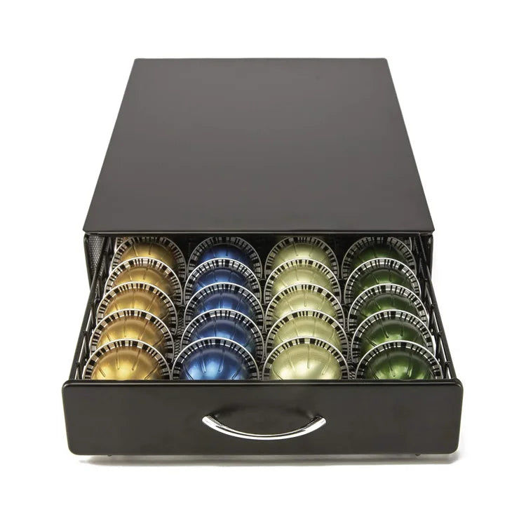 Coffee Pod Holder | Nespresso Capsule Organizer with Drawer Design | Efficient Storage Solution for Coffee Lovers 5