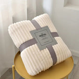 Cozy Collection | Soft Plush Blanket with Vibrant Ribbed Texture | Stylish Home Decor Accessory 12