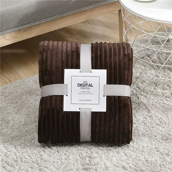 Cozy Collection | Soft Plush Blanket with Vibrant Ribbed Texture | Stylish Home Decor Accessory 14