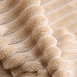 Cozy Collection | Soft Plush Blanket with Vibrant Ribbed Texture | Stylish Home Decor Accessory 5