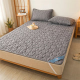 Cozy Comfort | Waterproof Mattress Topper Queen with Elastic Band | Quilted Design for Enhanced Sleep Protection 1