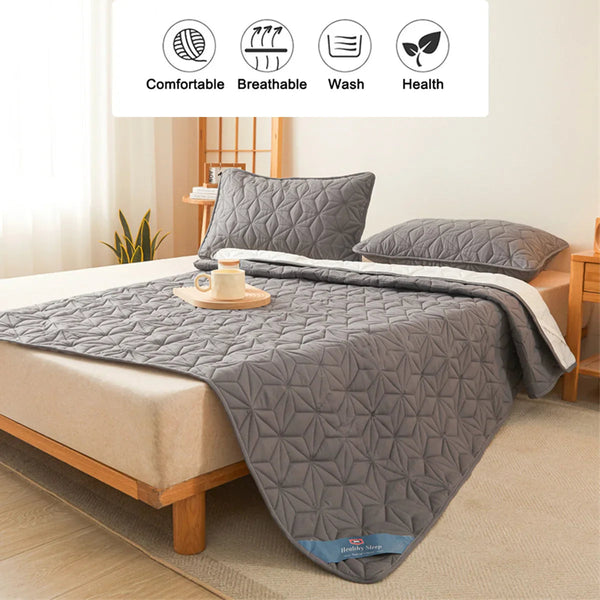 Cozy Comfort | Waterproof Mattress Topper Queen with Elastic Band | Quilted Design for Enhanced Sleep Protection 2