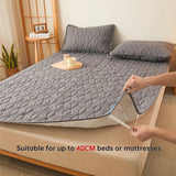 Cozy Comfort | Waterproof Mattress Topper Queen with Elastic Band | Quilted Design for Enhanced Sleep Protection 3