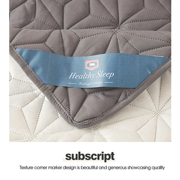 Cozy Comfort | Waterproof Mattress Topper Queen with Elastic Band | Quilted Design for Enhanced Sleep Protection 5