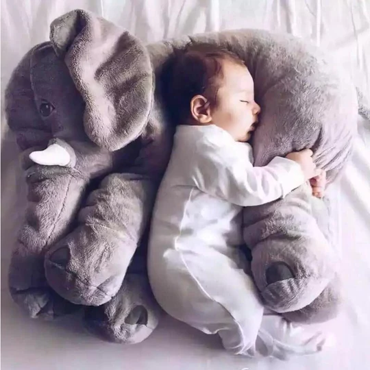 Cuddle Pillow | Baby Elephant Design with Soft Plush Material | Cozy Comfort for Infants 0