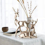 Deer Resin Sculptures | Elegant Home Decor Set with Modern Design | Stylish Wall Decor for Living Room and Bedroom 1