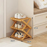 Elegant Bamboo Shoe Rack | Adjustable 2-6 Tiers with Space-Saving Design for Stylish Shoe Storage 6