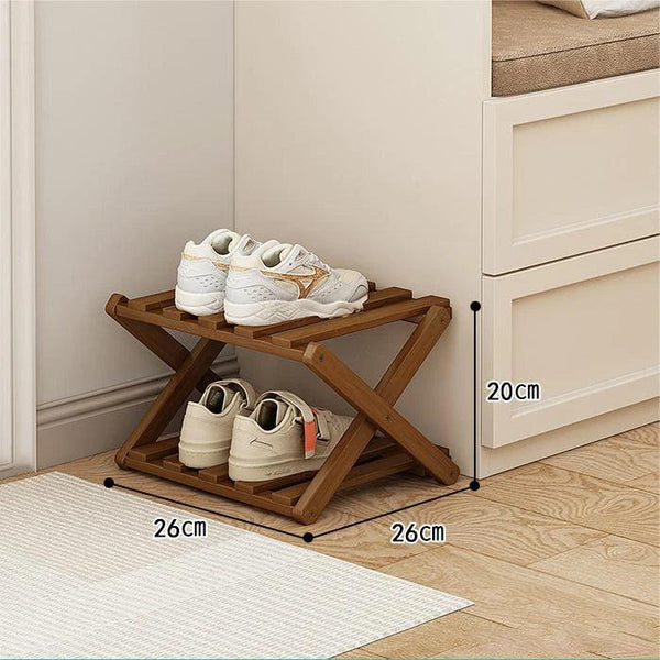 Elegant Bamboo Shoe Rack | Adjustable 2-6 Tiers with Space-Saving Design for Stylish Shoe Storage 7