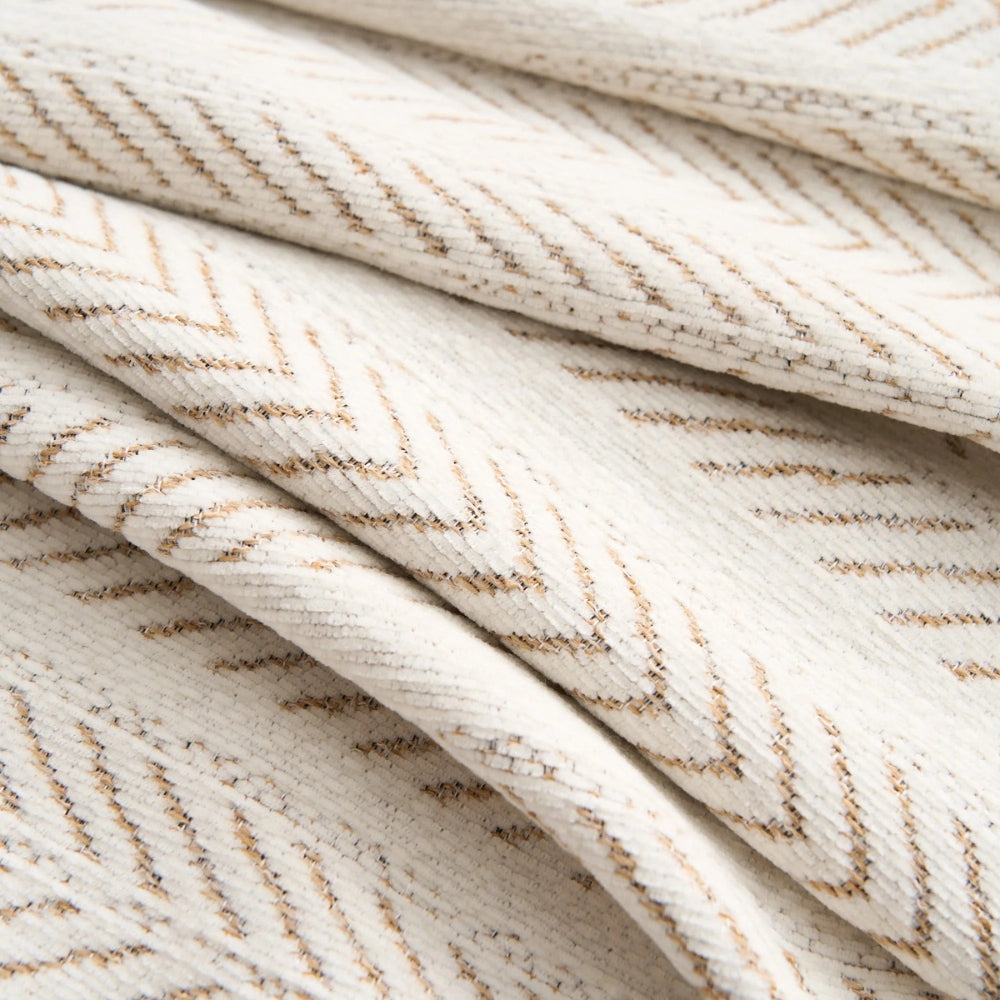 Elegant Chenille Sofa Cover | Durable Herringbone Weave for Pet Protection