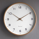 Elegant Wooden Wall Clock | Modern Design with Silent Mechanism | Wall Clock Decor for Tranquil Spaces 0