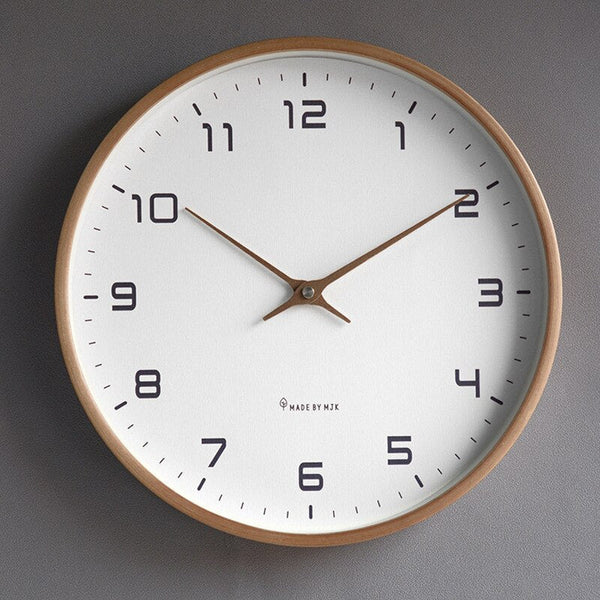 Elegant Wooden Wall Clock | Modern Design with Silent Mechanism | Wall Clock Decor for Tranquil Spaces 0