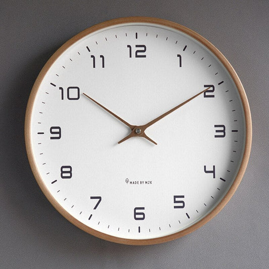 Elegant Wooden Wall Clock | Modern Design with Silent Mechanism | Wall Clock Decor for Tranquil Spaces 0