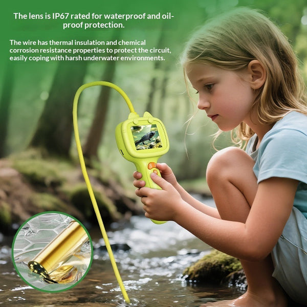 Kids Digital Microscope Camera with High-Resolution Imaging | Handheld Device for Nature Discovery