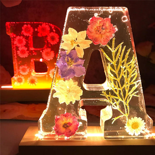 FloraGlow | Elegant Personalized LED Night Light with Floral Design 0