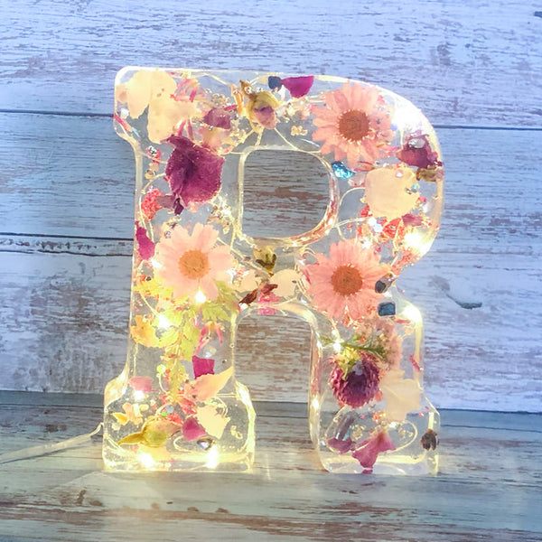 FloraGlow | Elegant Personalized LED Night Light with Floral Design 3