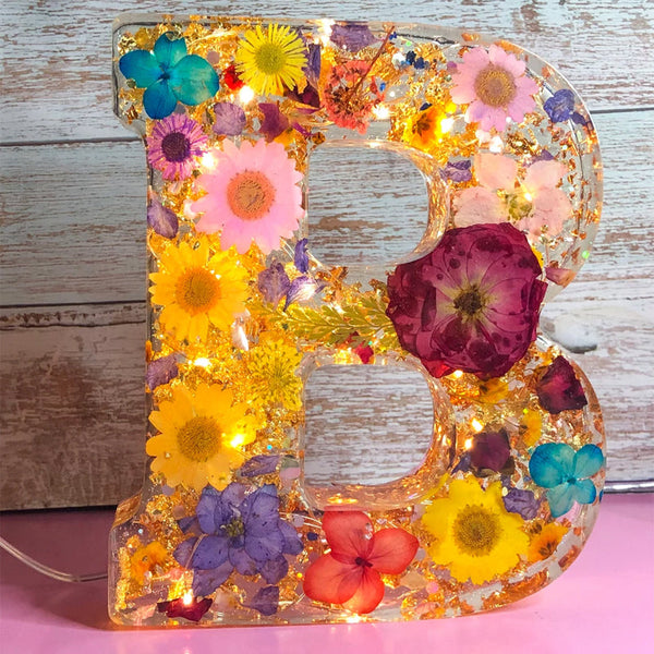 FloraGlow | Elegant Personalized LED Night Light with Floral Design 5