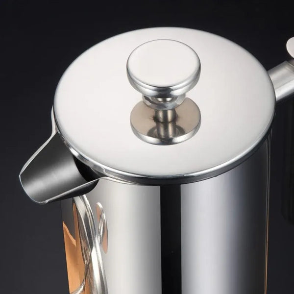 Premium French Press Coffee Maker with Double-Walled Insulation