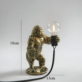 Gorilla Animal Table Lamp | Unique Resin Design with Lifelike Details | Stylish Home Decor Accent for Living Spaces 7